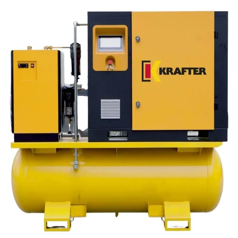 Compresor de Tornillo Krafter 20 HP 16 Bar Trifásico 400 L MZB-20A