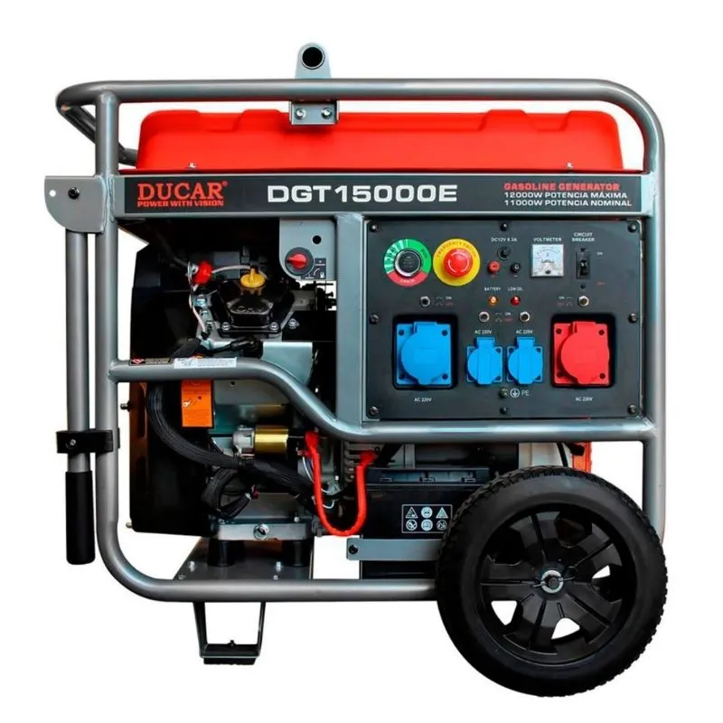 Generador Gasolina Ducar 11/12 kW 220/380V – DGT15000E